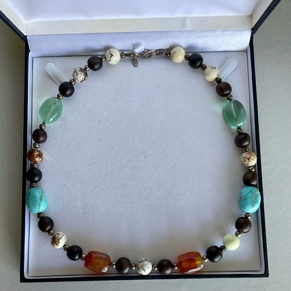 Natural semi precious necklace - Picture 1 of 14